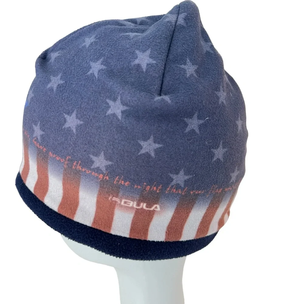 Ski Hat Beanie Fleece Stars & Stripes Hiking Winter sports